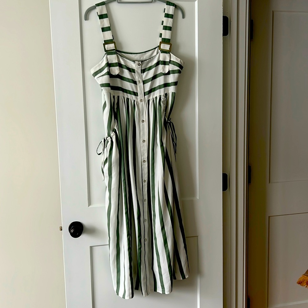 ASOS striped maternity dress